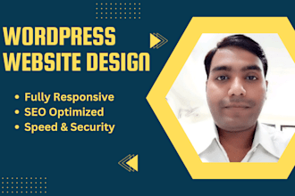 design or redesign a fully responsive wordpress website