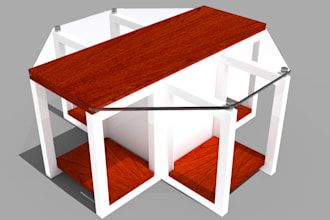 design custom furnitures with their technical drawings