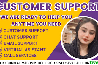 provide full time customer support service