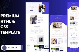 build responsive landing page using html css and js