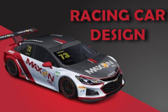do racing car wrap design,  vehicle wrap, car wrap, van wrap