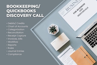 have a bookkeeping or quickbooks discovery call