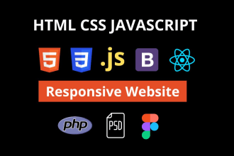 be your frontend website designer html css and bootstrap