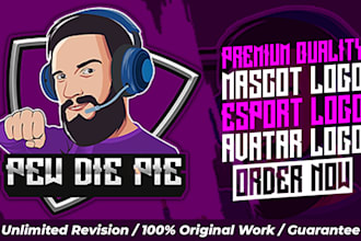 design mascot avatar design for your website or social media