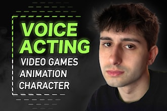 voice act a smooth, deep voice for your project or video