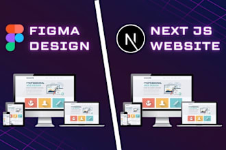 build a custom website, landing page or figma to next js