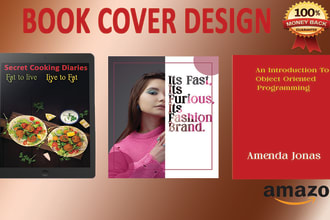 design book cover for amazon kdp kindle and paperback ebook