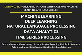 do machine learning, ai, nlp, data science tasks