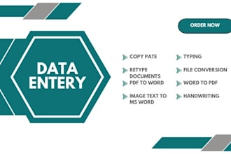 do data entry, copy paste, typing