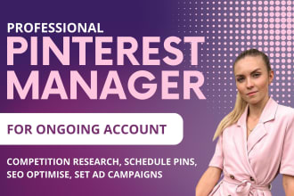 be your monthly pinterest manager and boost your account