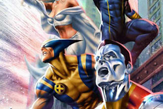 digitally color your comic book illustration