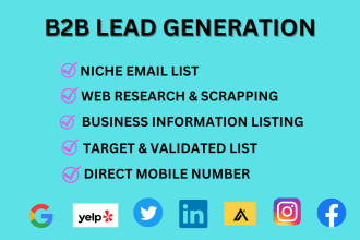 rev up your business with my b2b lead generation services