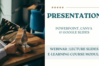 design webinar, lecture slides, or course presentation