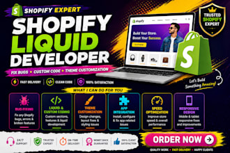 fix shopify bugs, theme errors, and liquid coding issues