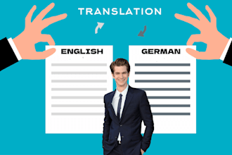 translate english to german or translate german to english