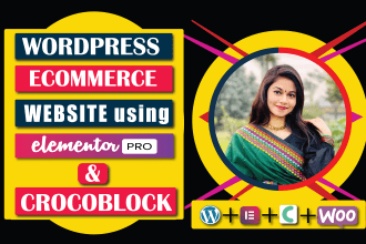 design or redesign website using elementor pro and crocoblock