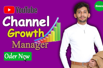 be your youtube channel and analytics growth manager