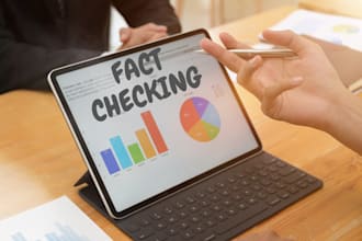 fact check your document professionally