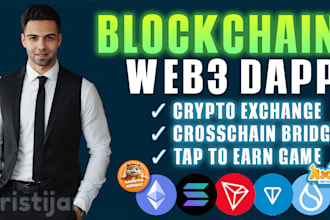develop uniswap, dex, defi, cross chain bridge, smart contract, telegram game