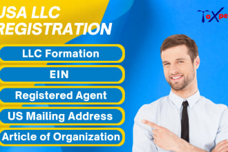 do US llc registration along with ein for US non resident