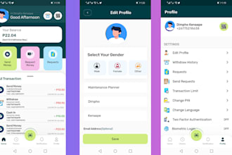 make your digital wallet mobile app with admin panel