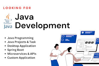 do any java project, java programming and coding task