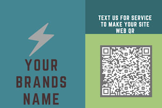 create qr code and i will make your site web qr code