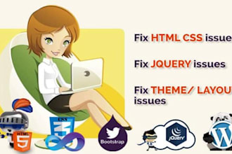 fix wordpress issues related to html, css, js woocommerce elementor landing page