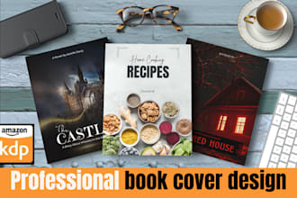 create amazon KDP professional book cover design for kids and adults coloring