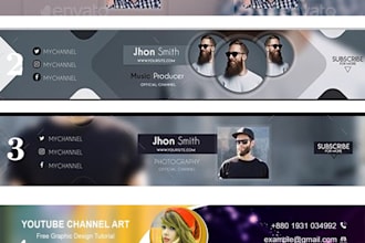 design a perfect youtube banner