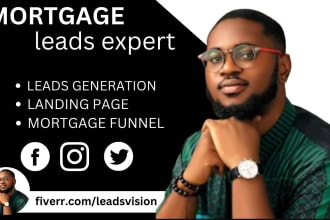 generate highly converting mortgage leads, mortgage website,