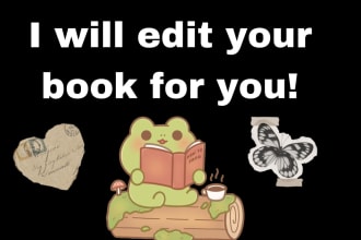 edit your book or story