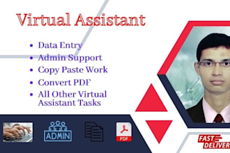 be your virtual assistant and admin support