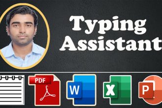 enter and retype data in any file with fast service