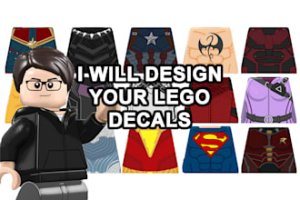 design your lego decal