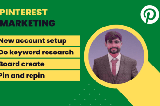 be your pinterest content creator and marketing manager
