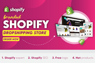 build branded profitable shopify dropshipping store