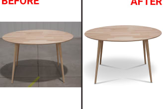 edit and retouch furniture photos