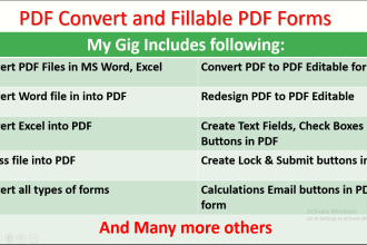 convert PDF to excel, google sheet, CSV