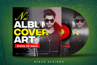design  music single, album or mixtape cover art