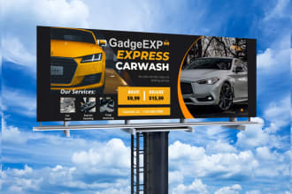 design professional roll up banner, billboards, signage