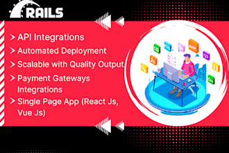 develop full stack web applications in ruby on rails