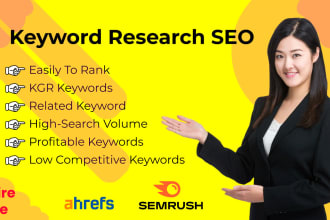 do SEO keyword research and competitor analysis