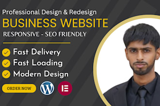 make beautiful wordpress website for small business