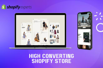 clone copy duplicate and redesign shopify store or website