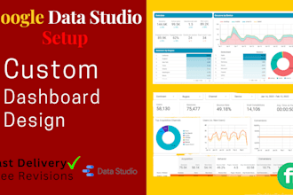 create google data studio dashboard from scratch