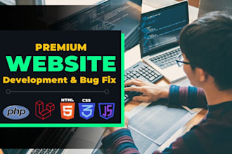 fix design and develop for you in html and PHP laravel