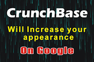 create a professional business profile on crunchbase