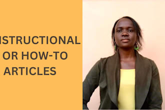 instructional or how to blog posts and articles