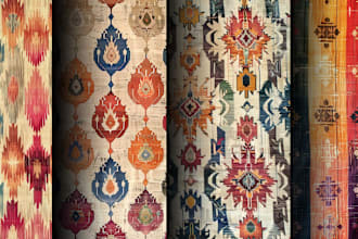 design unique seamless custom print and patterns